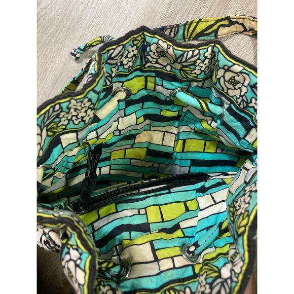 Vera Bradley Island Blooms Cinch-Top Backpack Multicolored Women’s - Picture 12 of 13